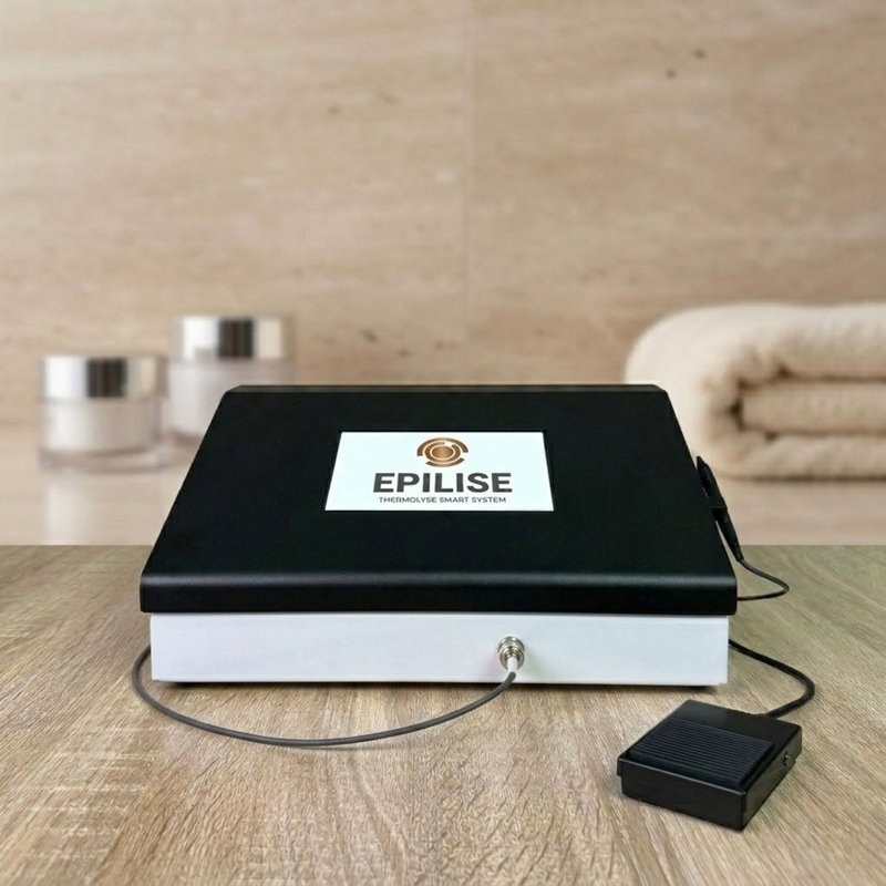 Appareil Épilise thermolyse vue de face avec pédale